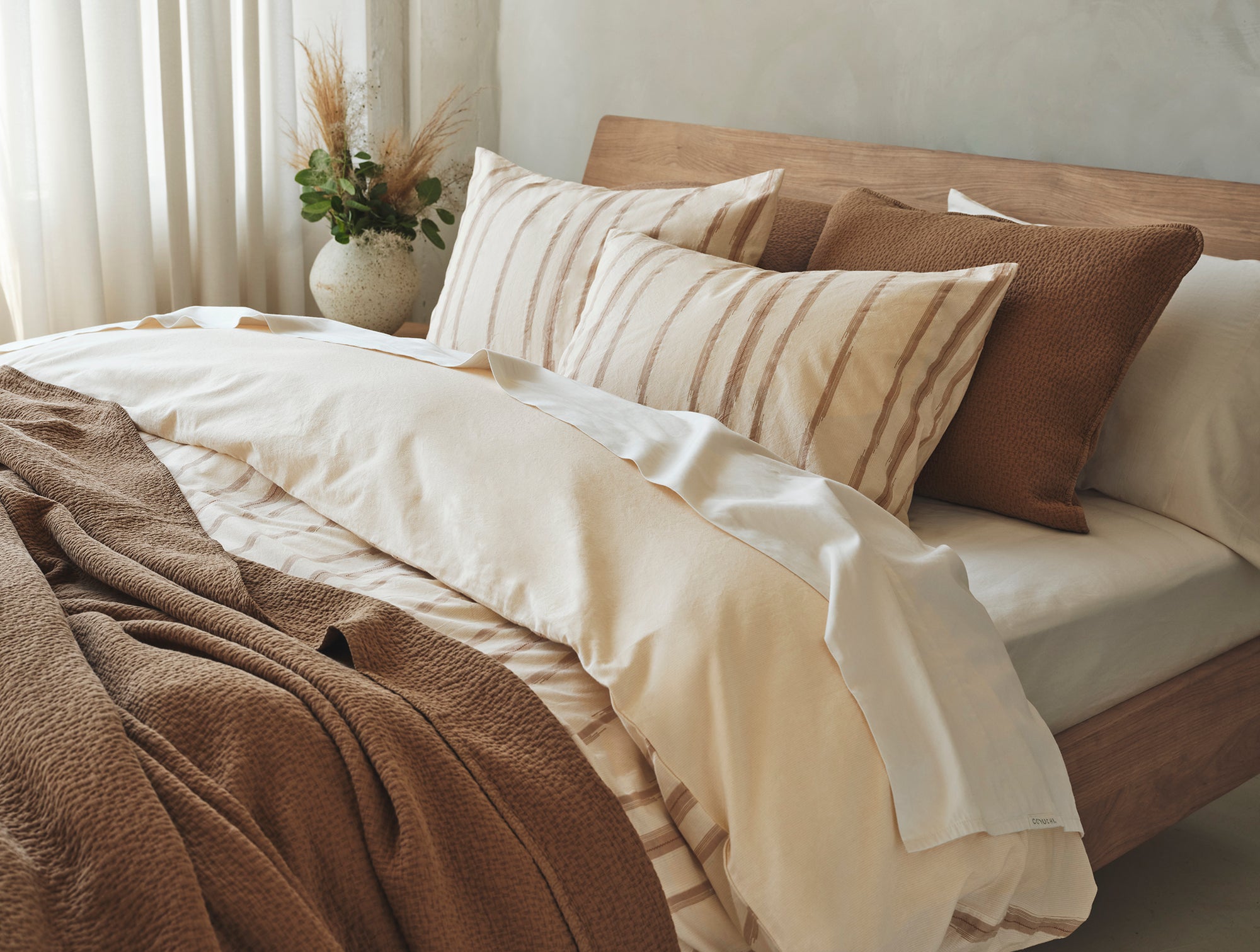 Cazadero Stripe Organic Duvet Cover