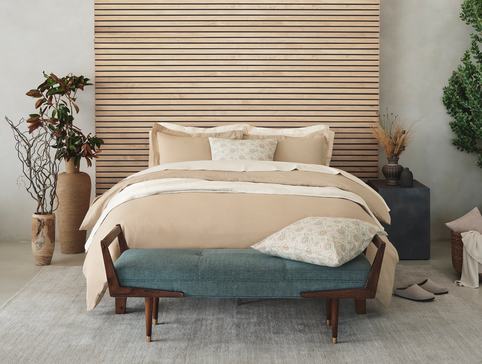 Coyuchi Flannel Duvet Cover - Thumbnail 5