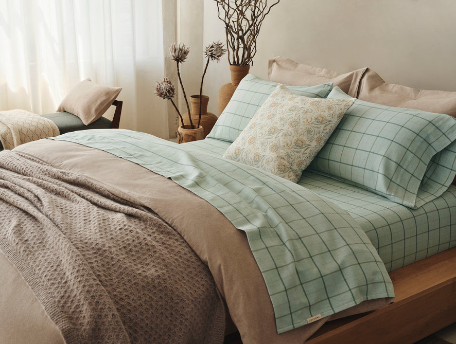 Cloud Brushed™ Organic Flannel Sheet Set