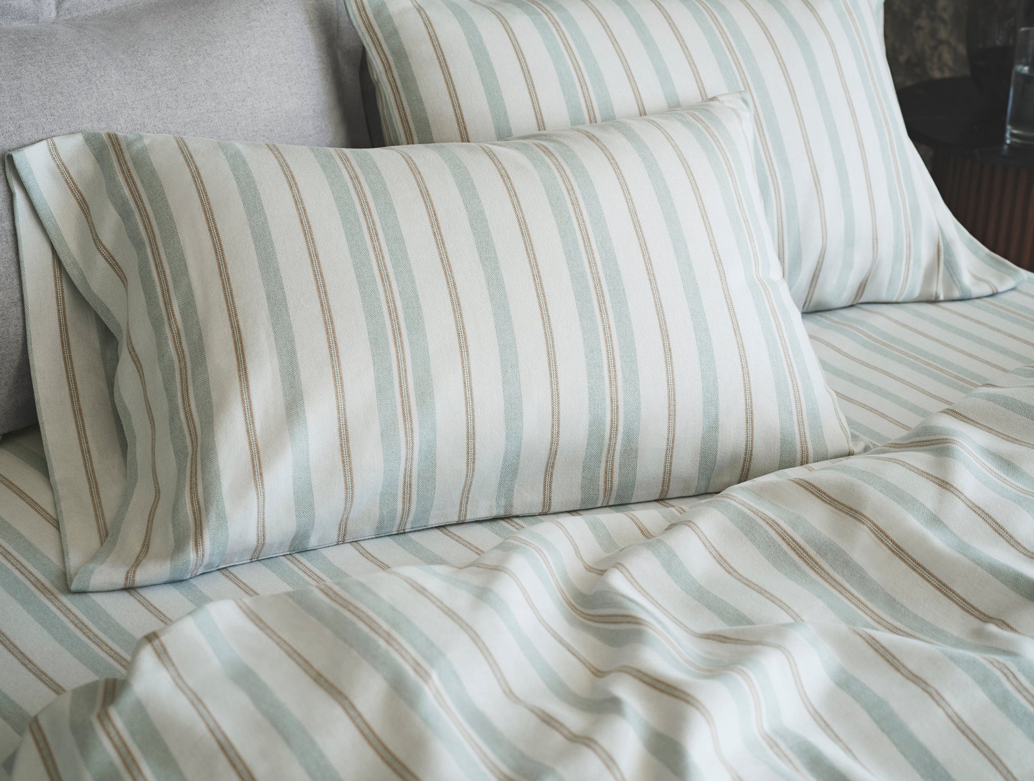Coyuchi Cloud Brushed Flannel Sheet Set