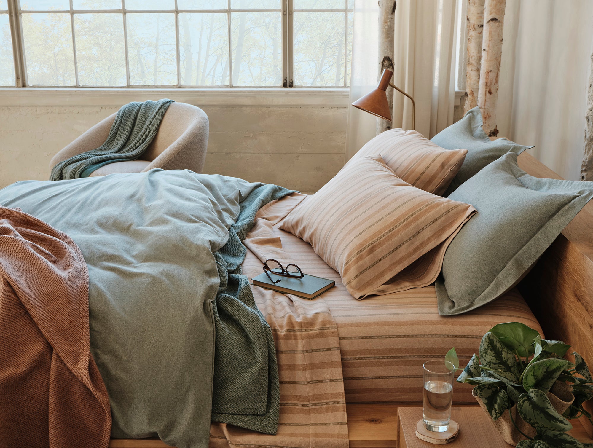 Cloud Brushed™ Organic Flannel Complete Bed Bundle