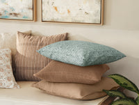 Coral Bell Print Decorative Pillow Cover + Pillow Insert Set