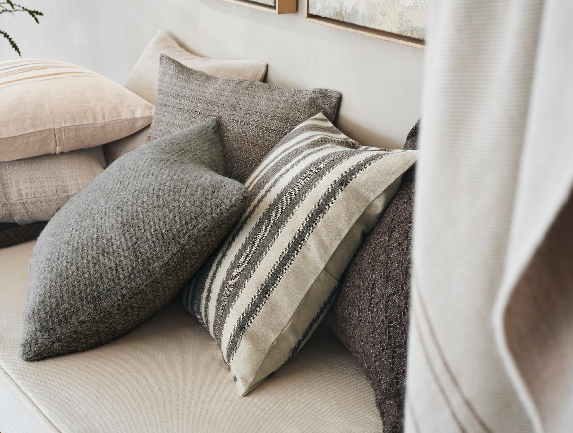 Serrano Organic Decorative Pillow Cover + Pillow Insert Set