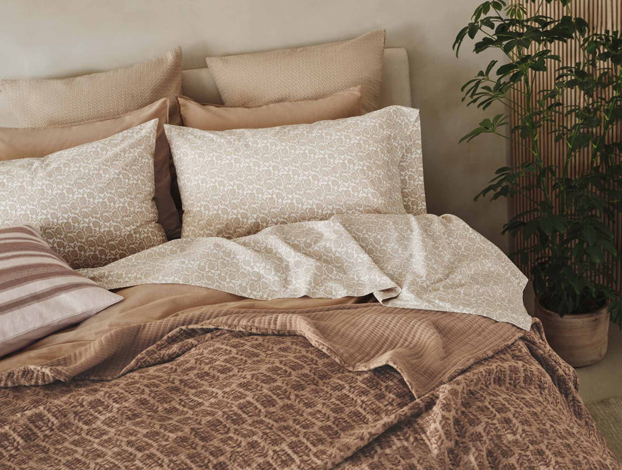 Organic Print Percale Pillowcases