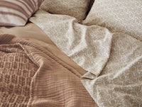 Organic Print Percale Sheet Set