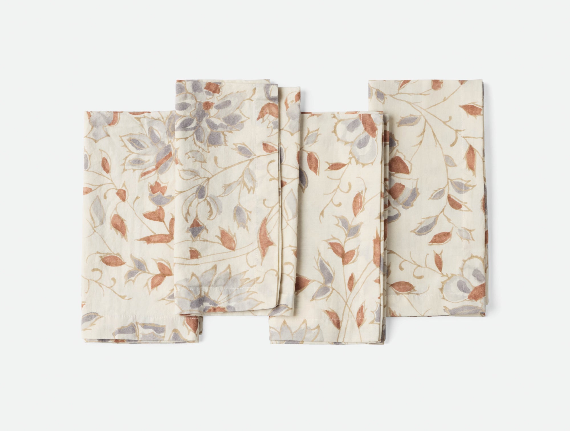 Flora Organic Print Napkins, Set of 4