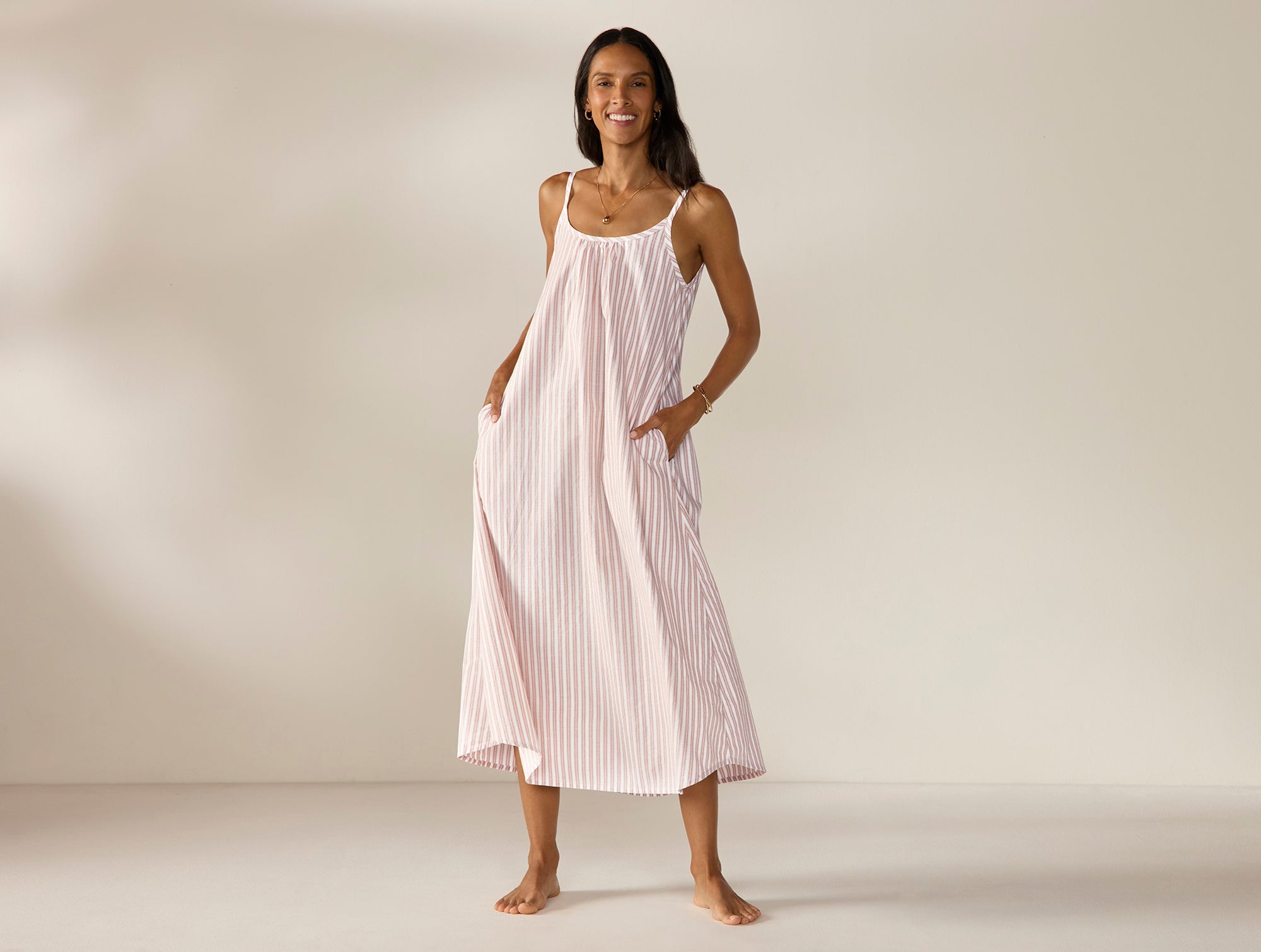 Women’s Isla Organic Cotton Night Dress + Cloud Loom™ Robe Set