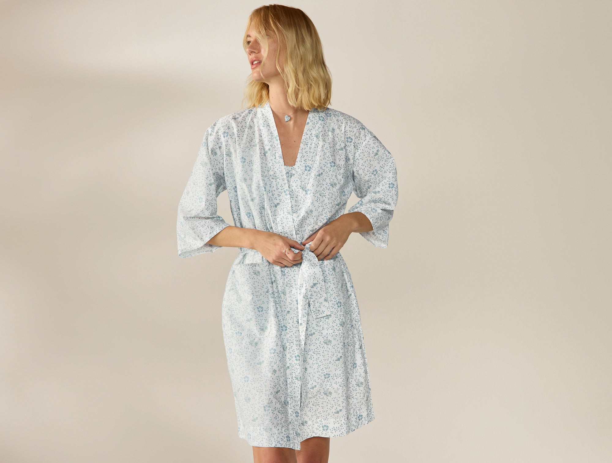 organic cotton dressing gowns Organic Cotton Women's Robe