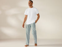Men's Organic Crinkled Pajama Pants + Pima Organic Tee Set