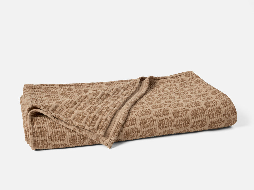 Mirada Organic Matelasse Coverlet