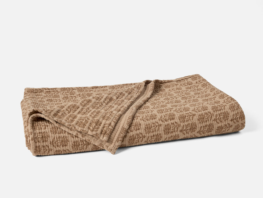 Mirada Organic Matelasse Coverlet