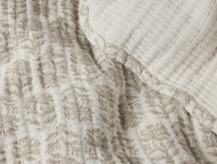 Mirada Organic Matelasse Throw