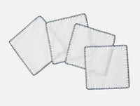 Olivos Embroidered Organic Linen Napkins - Coyuchi 
