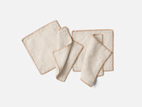Olivos Embroidered Organic Linen Napkins - Coyuchi 