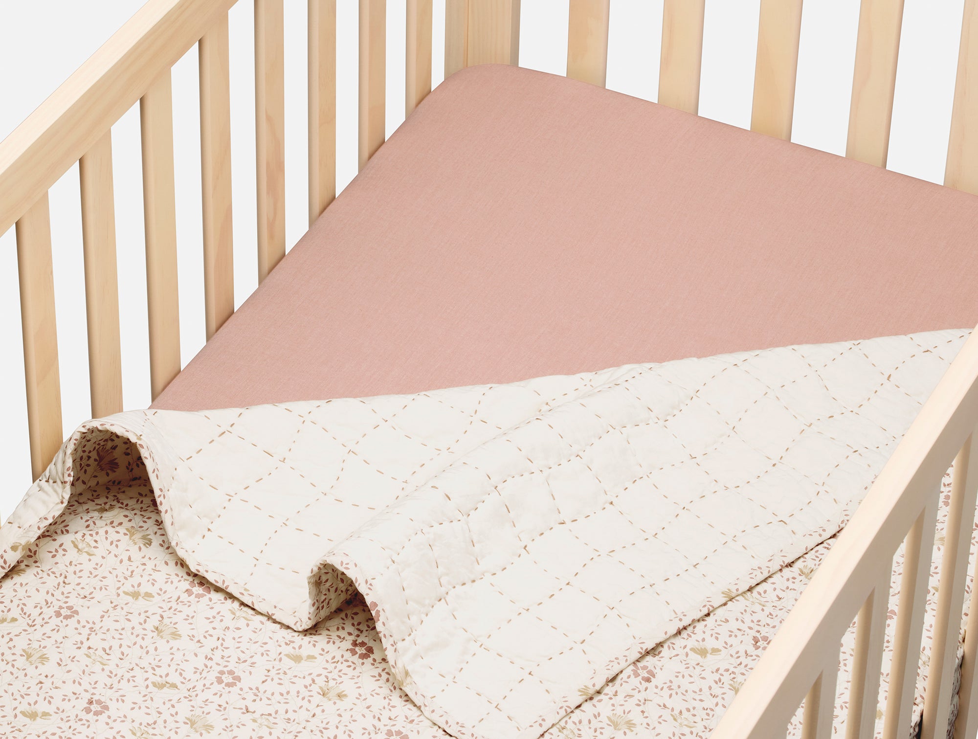 Organic Crinkled Percale™ Crib Sheet