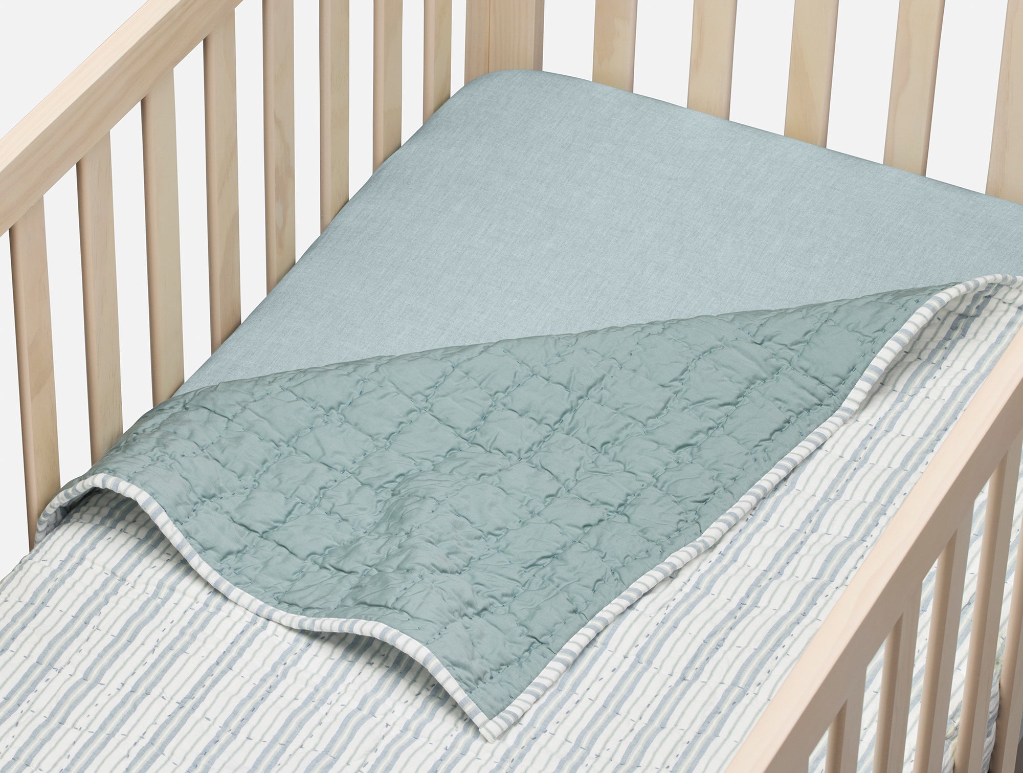 Organic Crinkled Percale™ Crib Sheet