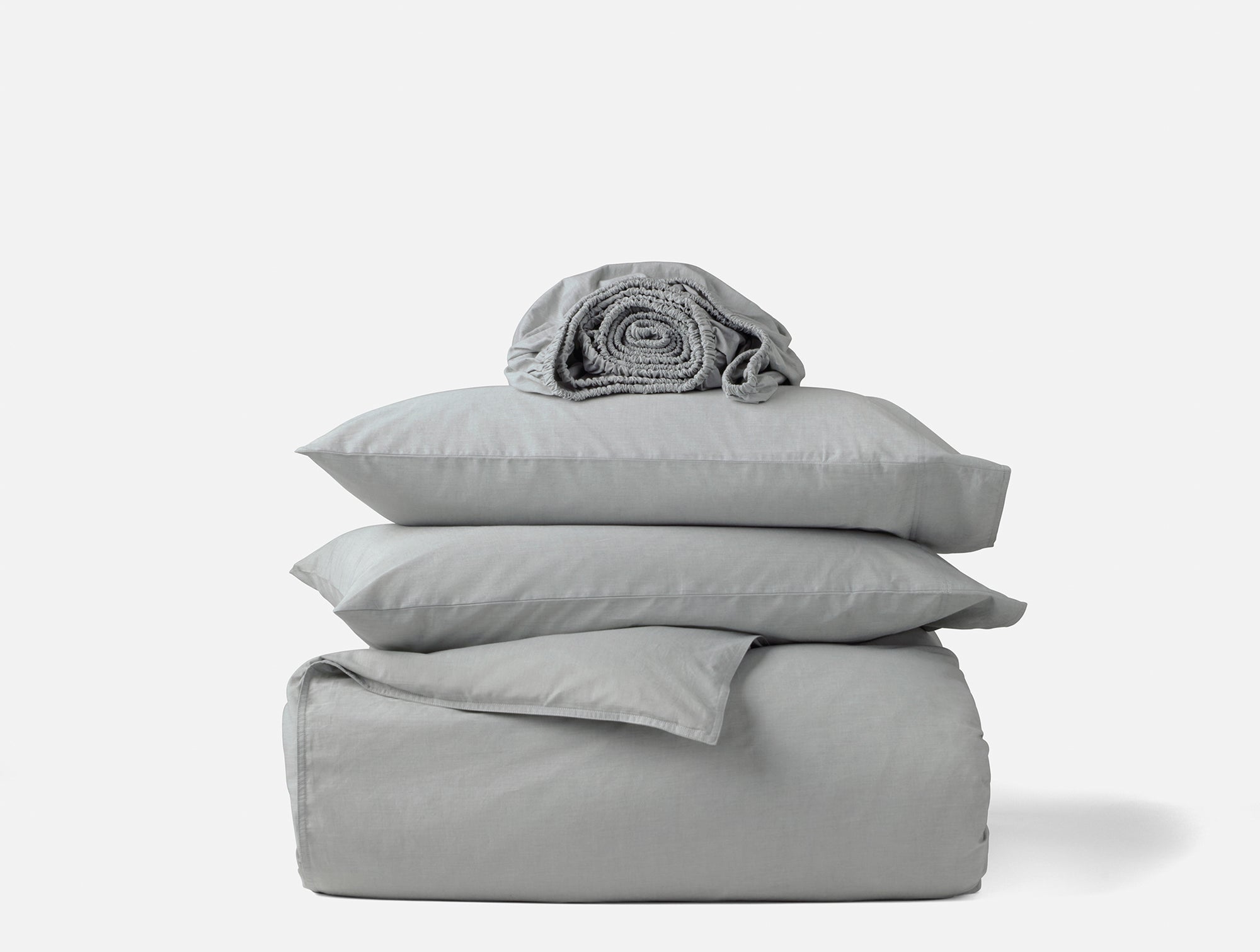 Organic Crinkled Percale™ Minimalist Bed Bundle 