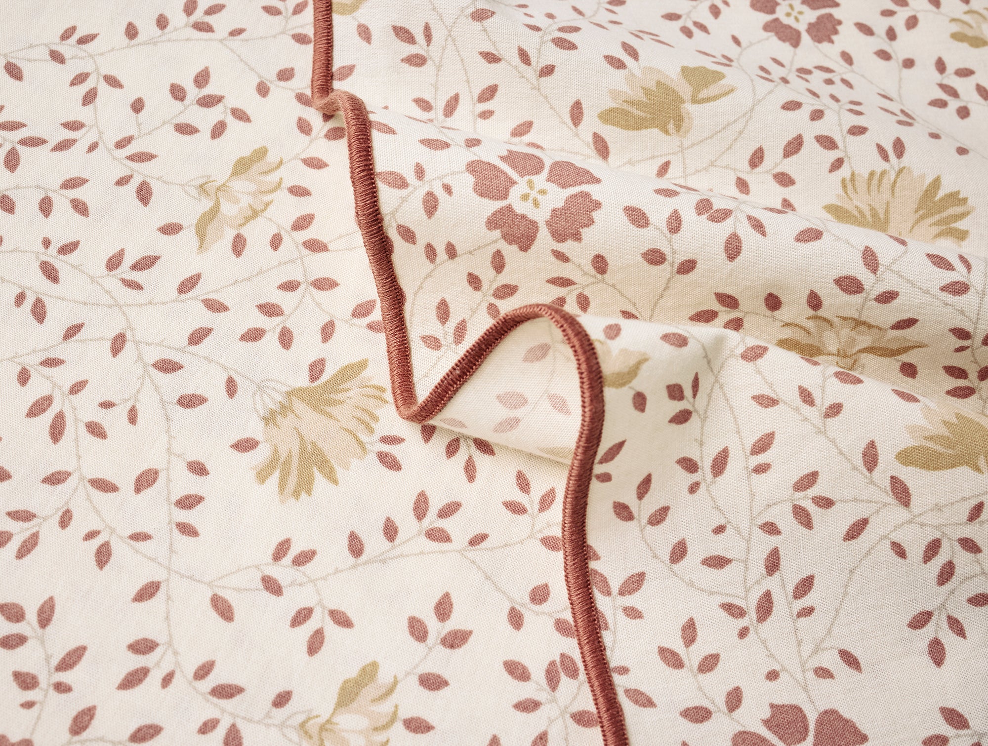 Organic Print Percale Napkins, Set of 4