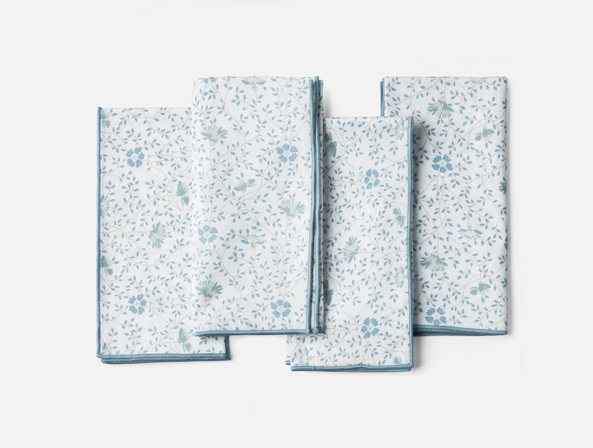 Organic Print Percale Napkins, Set of 4