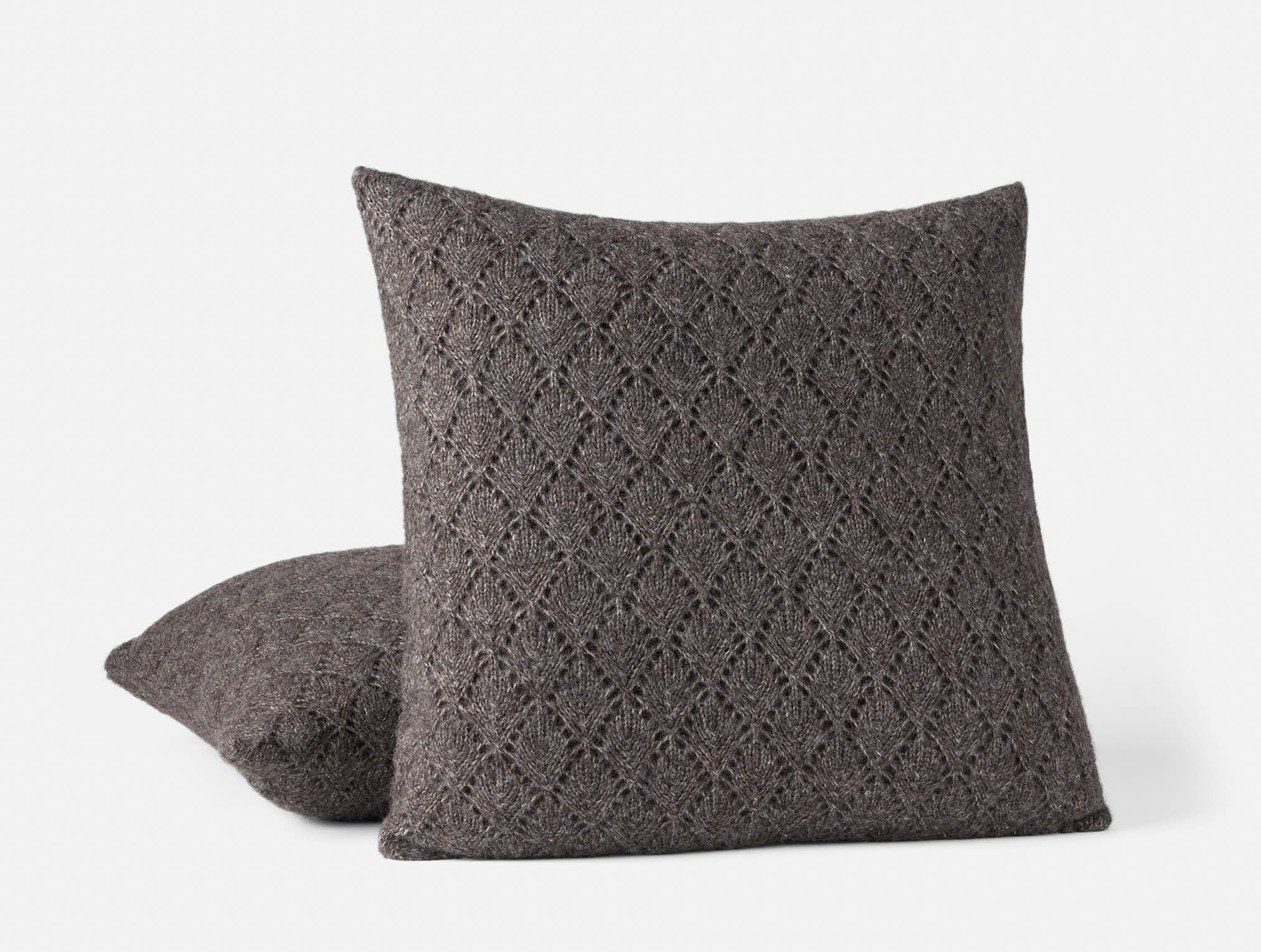 Coyuchi Paracas Alpaca Cotton Knit Pillow Cover - Thumbnail 2