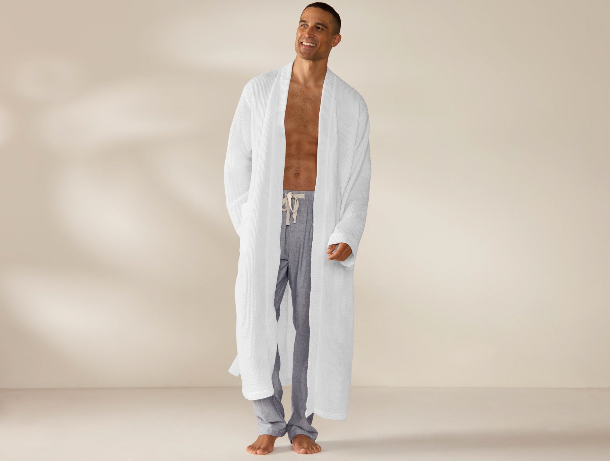 Unisex Organic Waffle Robe - Renewed
