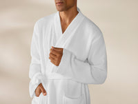 Unisex Organic Waffle Robe - Renewed
