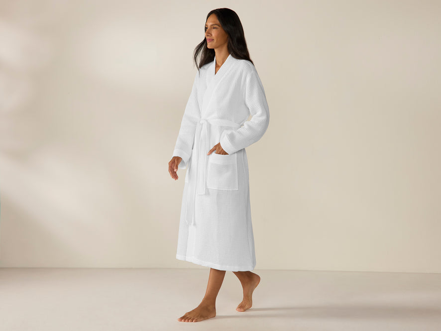 Unisex Organic Waffle Robe