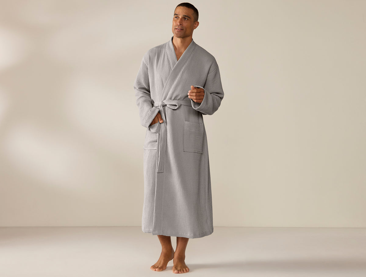 Unisex Organic Waffle Robe