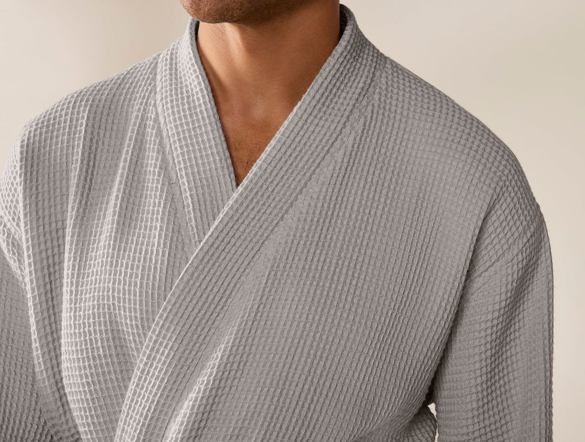 Unisex Organic Waffle Robe - Renewed