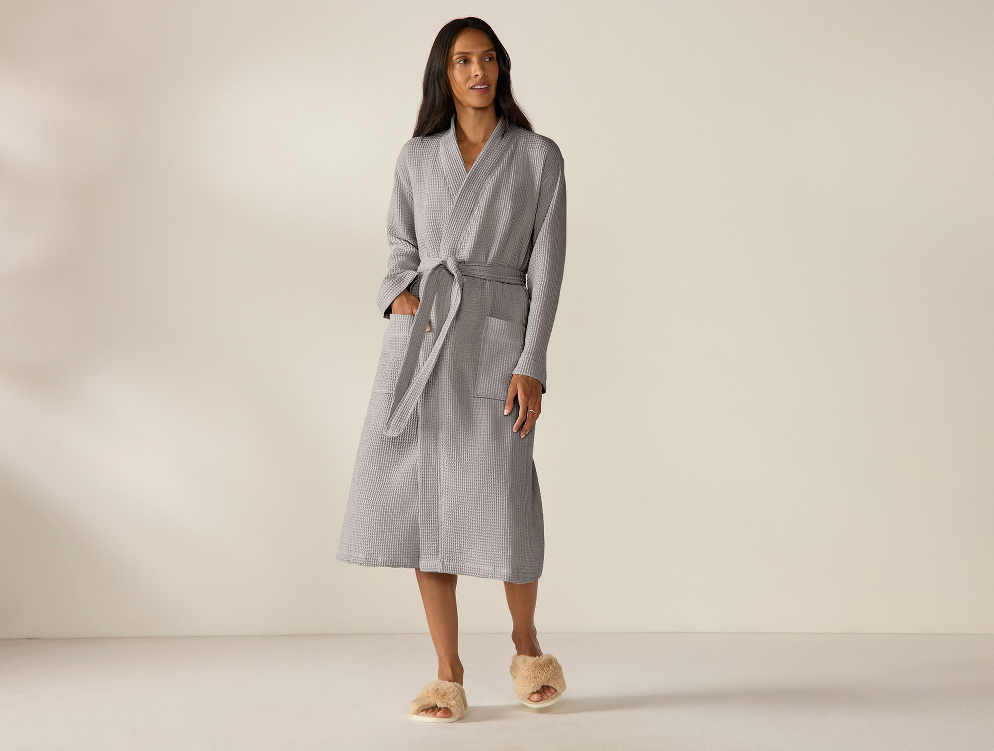 Unisex Organic Waffle Robe