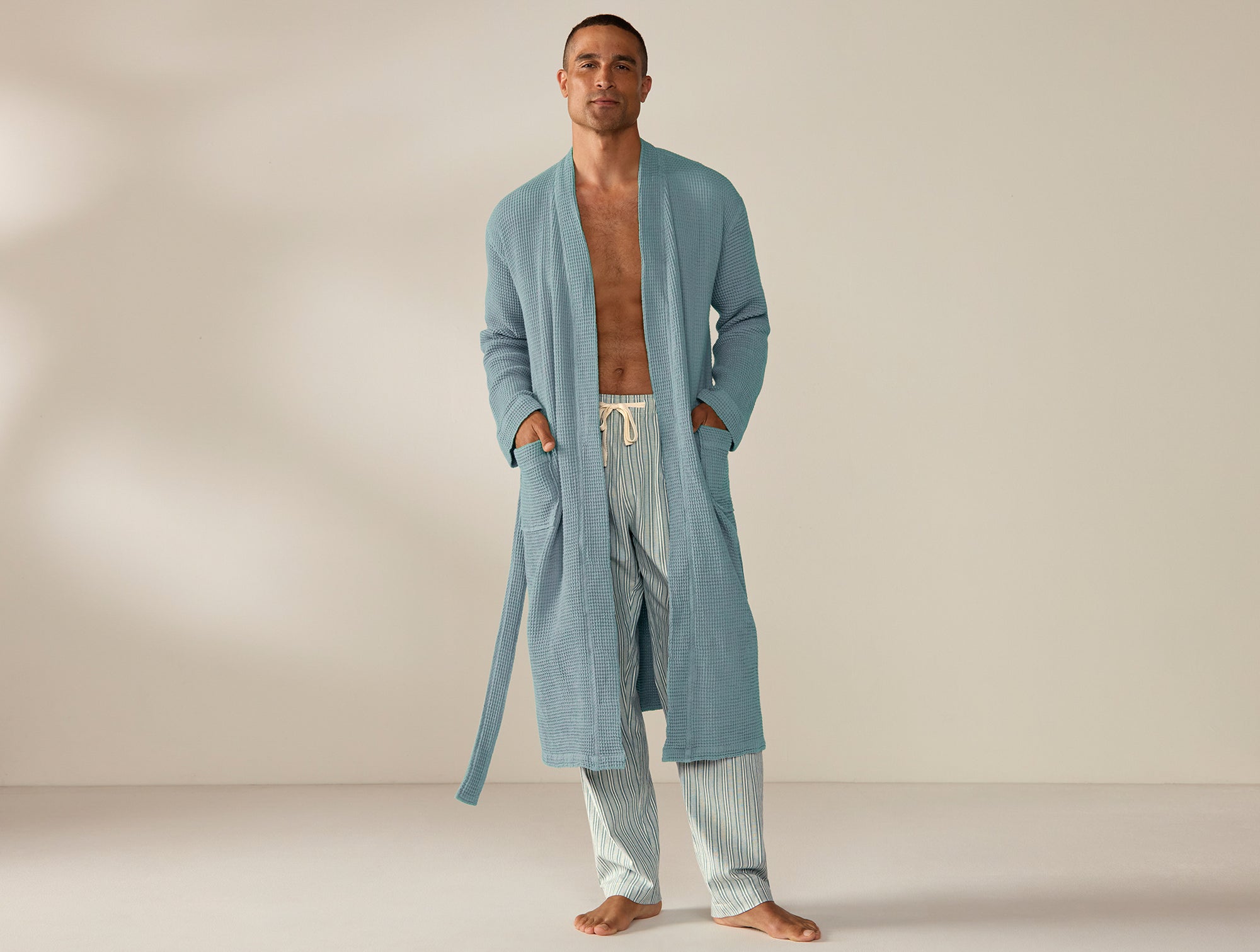 Unisex Organic Waffle Robe