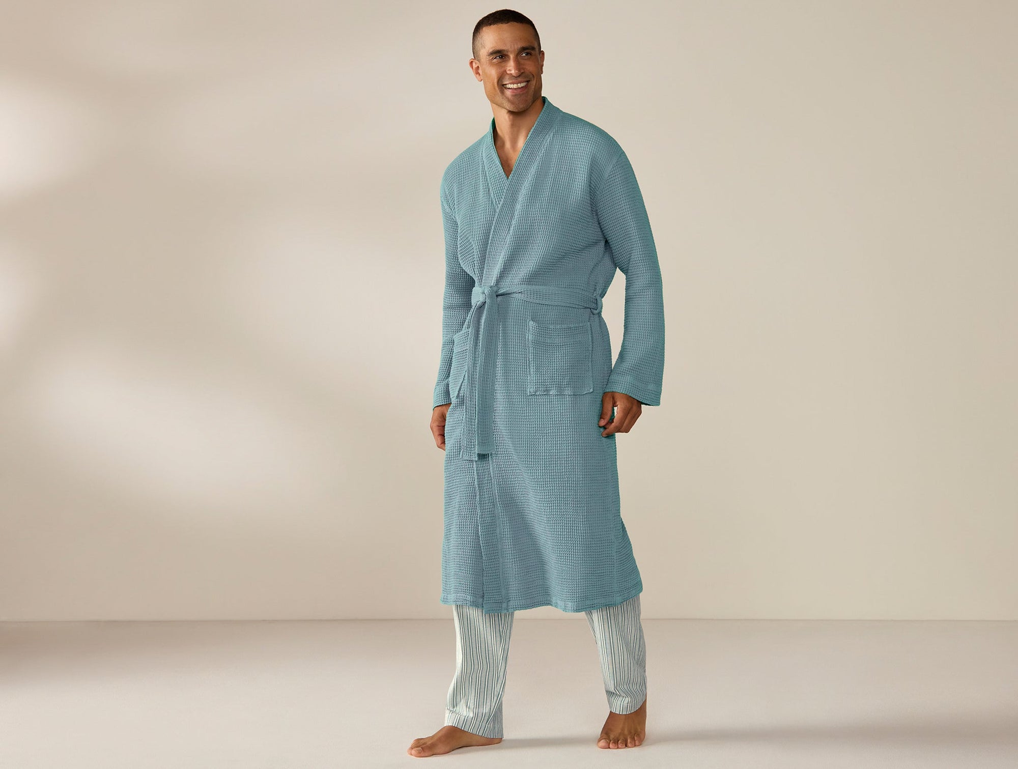 Unisex Organic Waffle Robe - Renewed