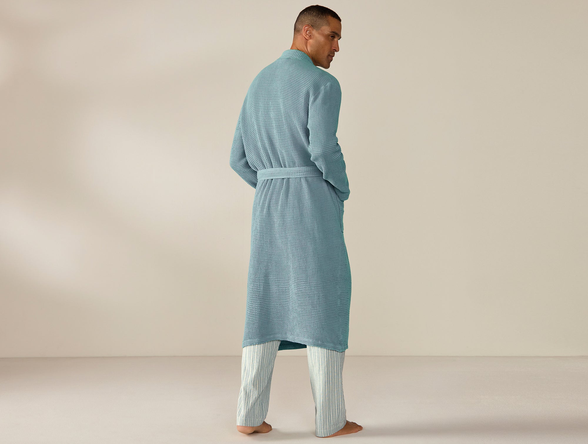 Unisex Organic Waffle Robe