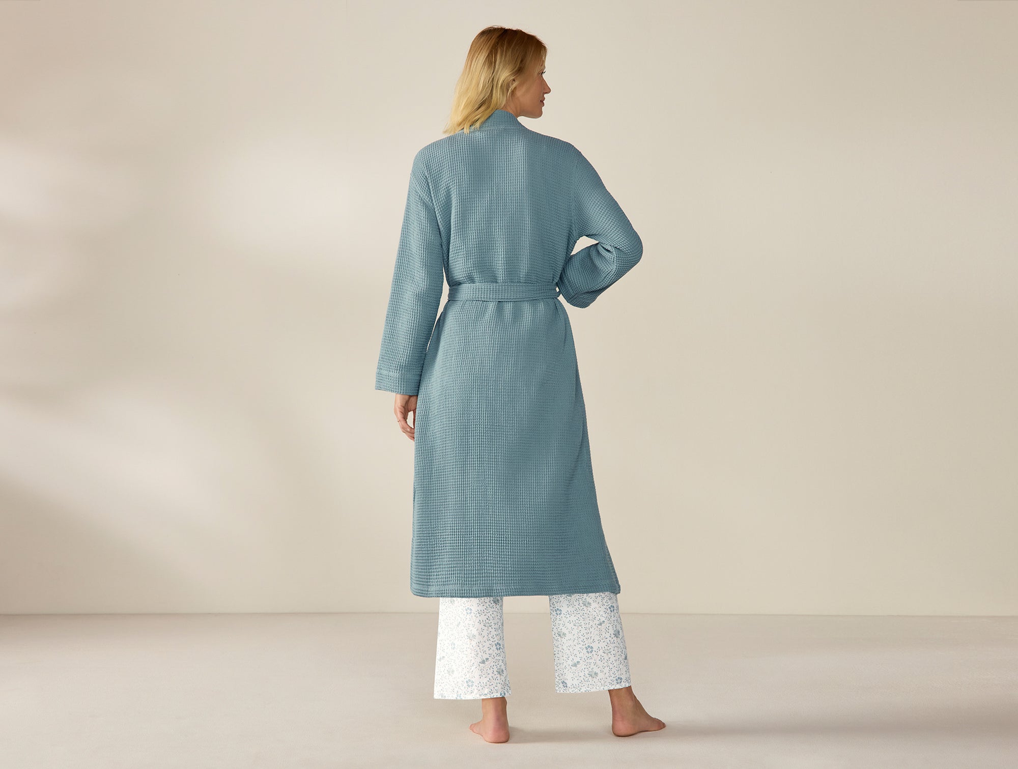 Unisex Organic Waffle Robe
