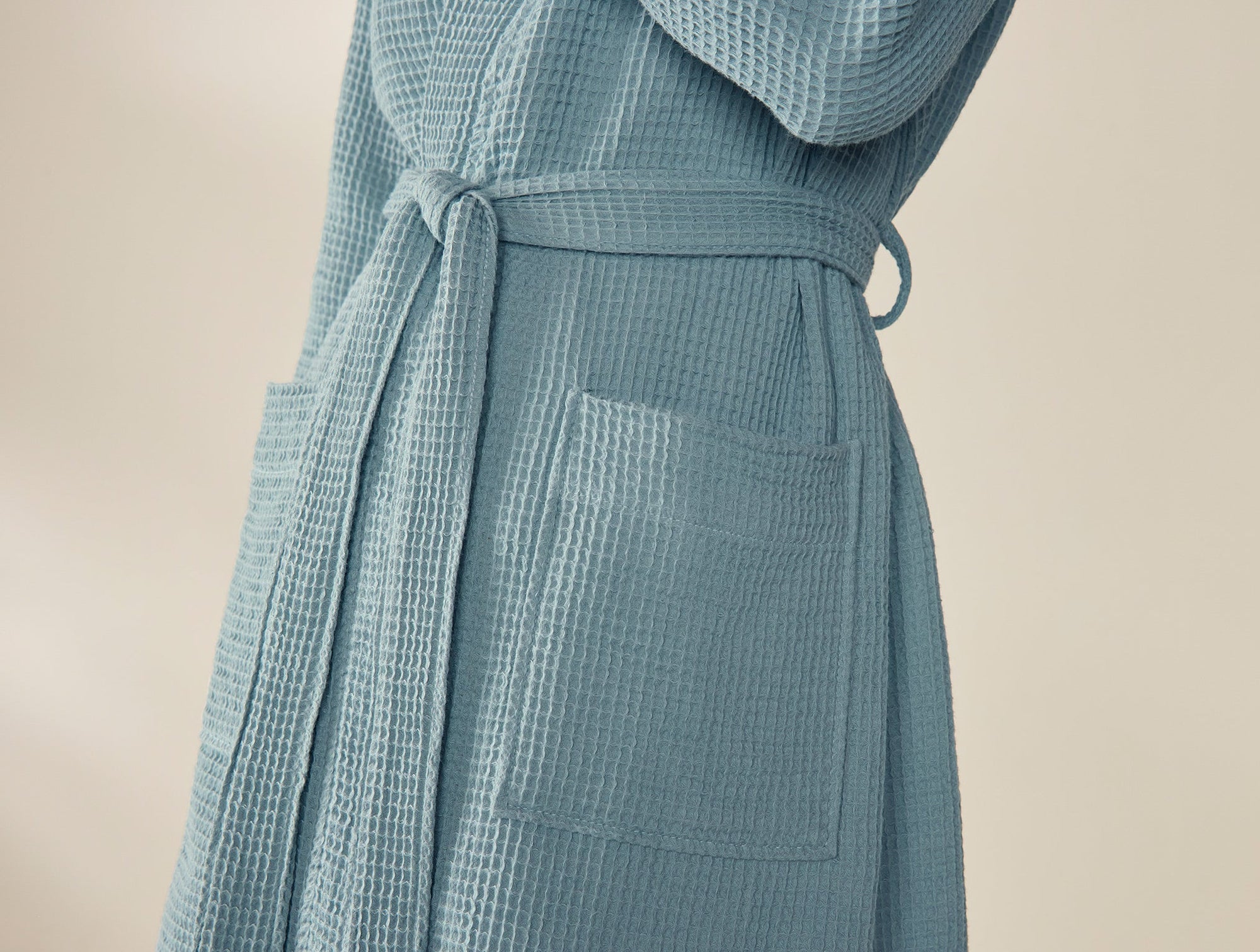 Unisex Organic Waffle Robe - Renewed