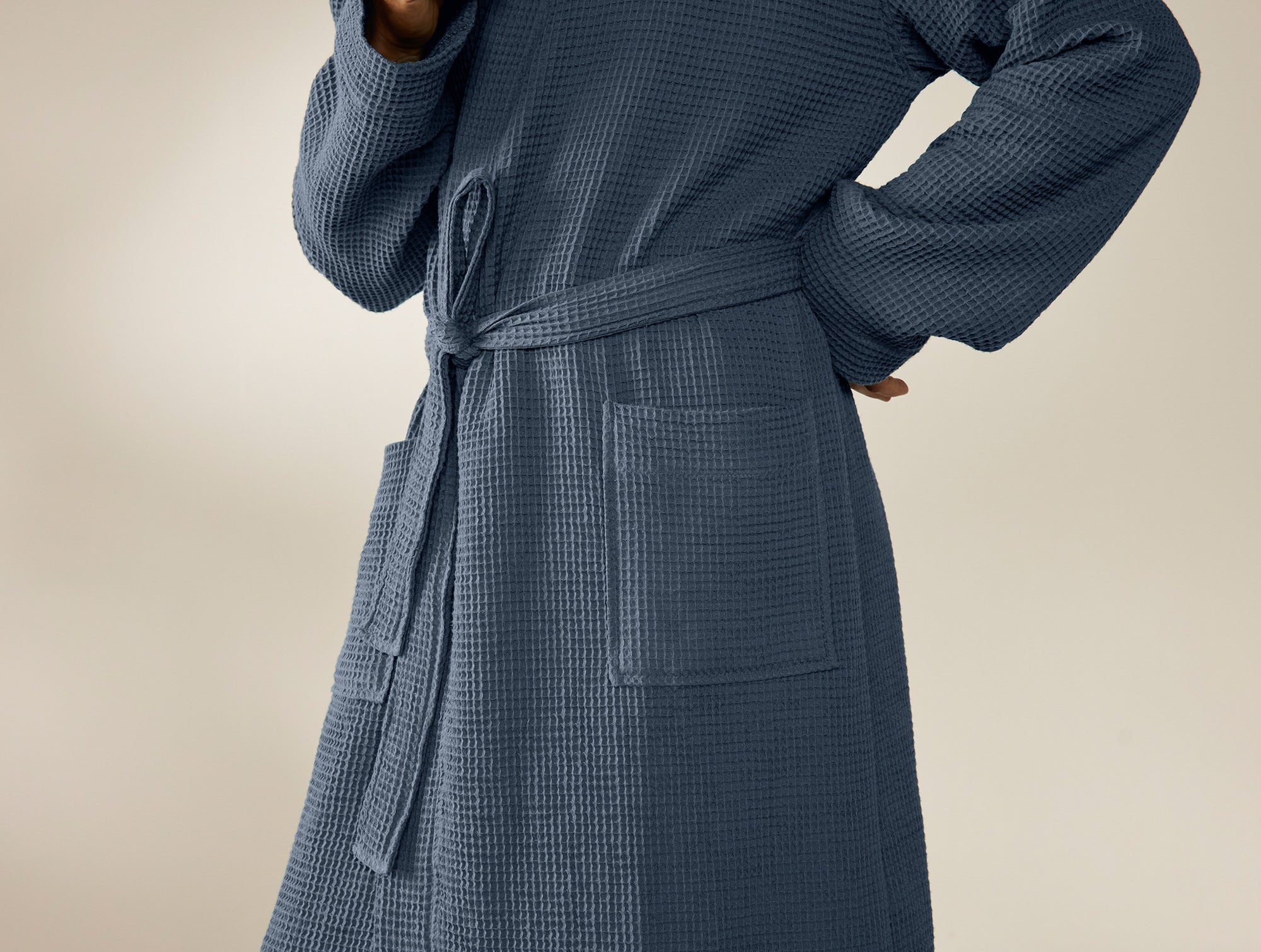 Unisex Organic Waffle Robe