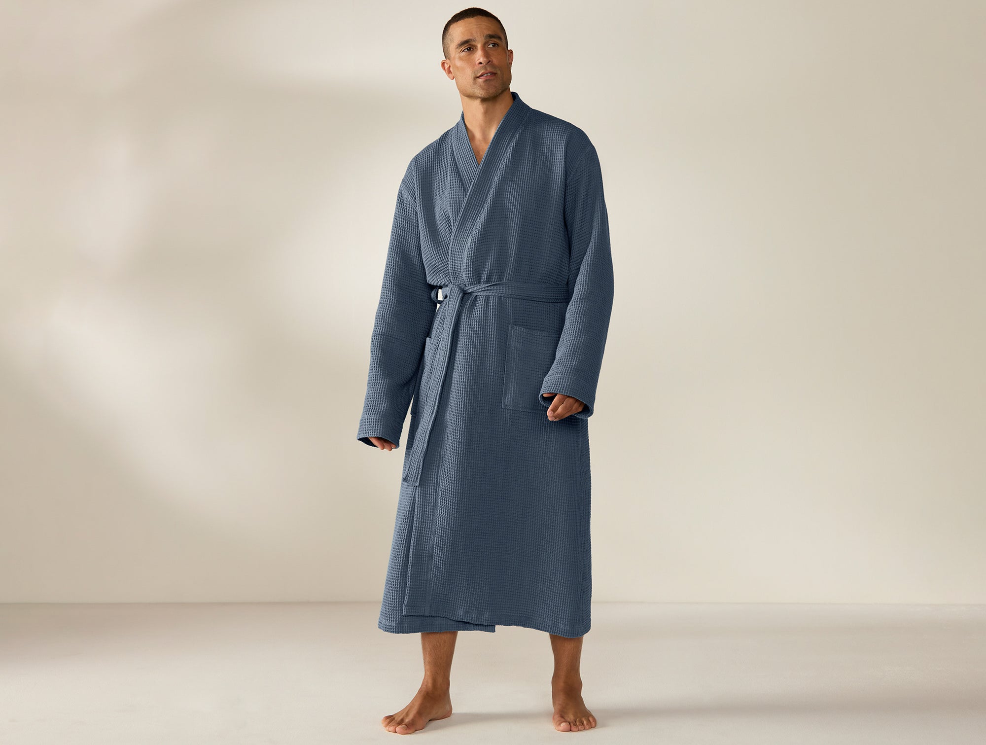 Unisex Organic Waffle Robe
