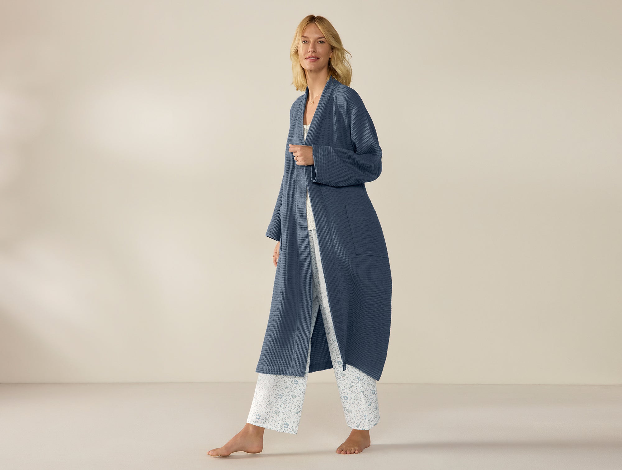 Unisex Organic Waffle Robe