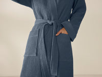 Unisex Organic Waffle Robe