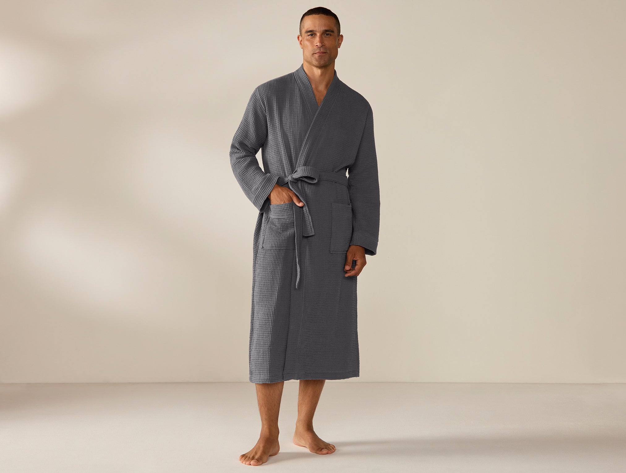Unisex Organic Waffle Robe – Coyuchi