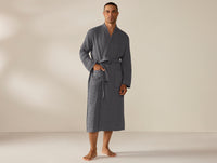 Unisex Organic Waffle Robe