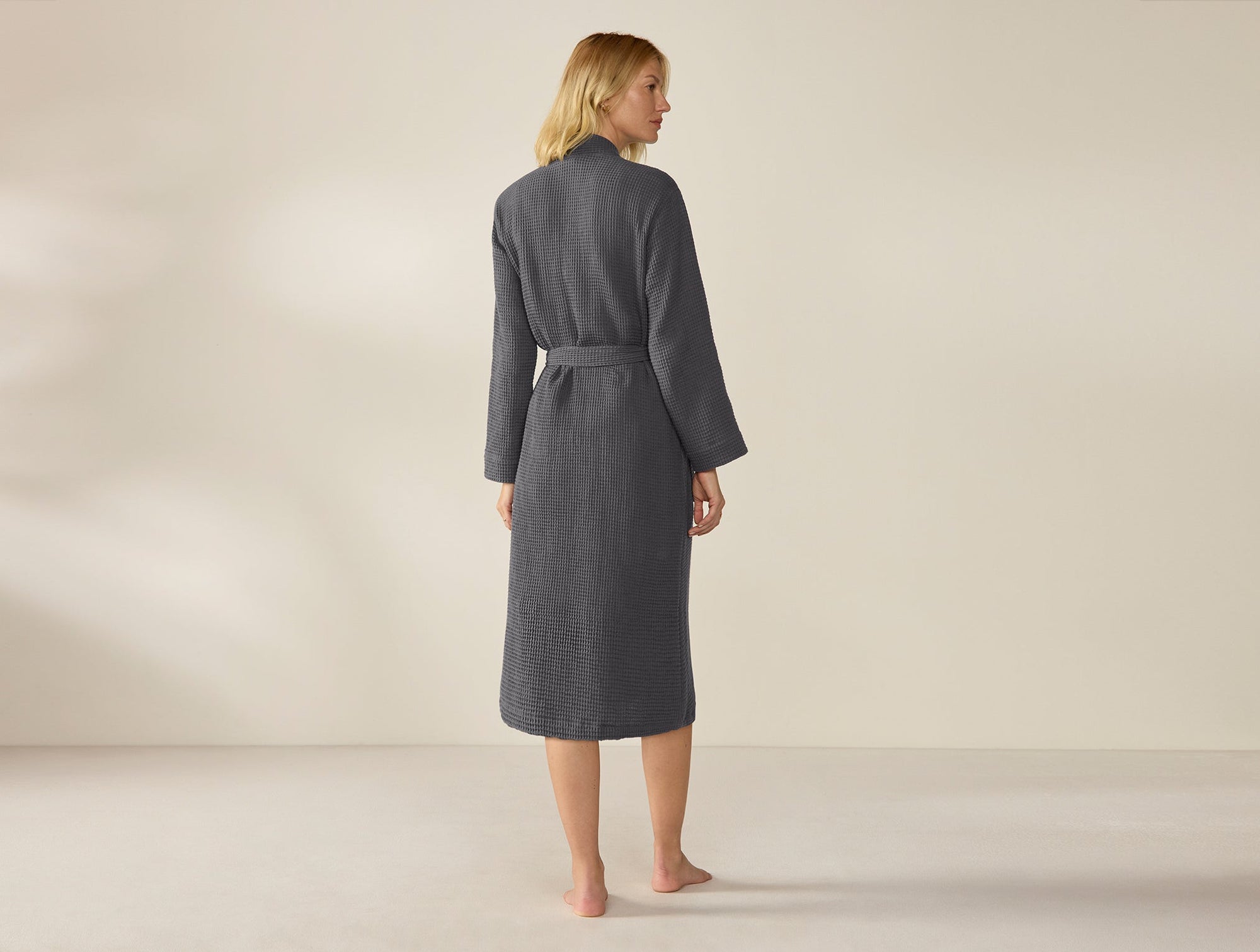 Unisex Organic Waffle Robe - Renewed