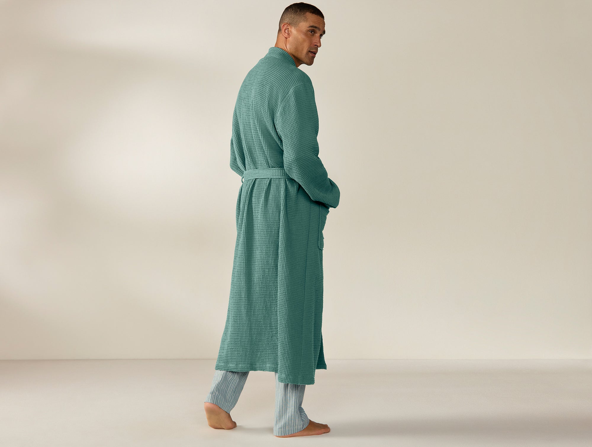 Unisex Organic Waffle Robe