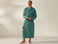 Unisex Organic Waffle Robe