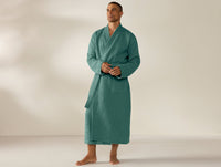 Unisex Organic Waffle Robe - Renewed