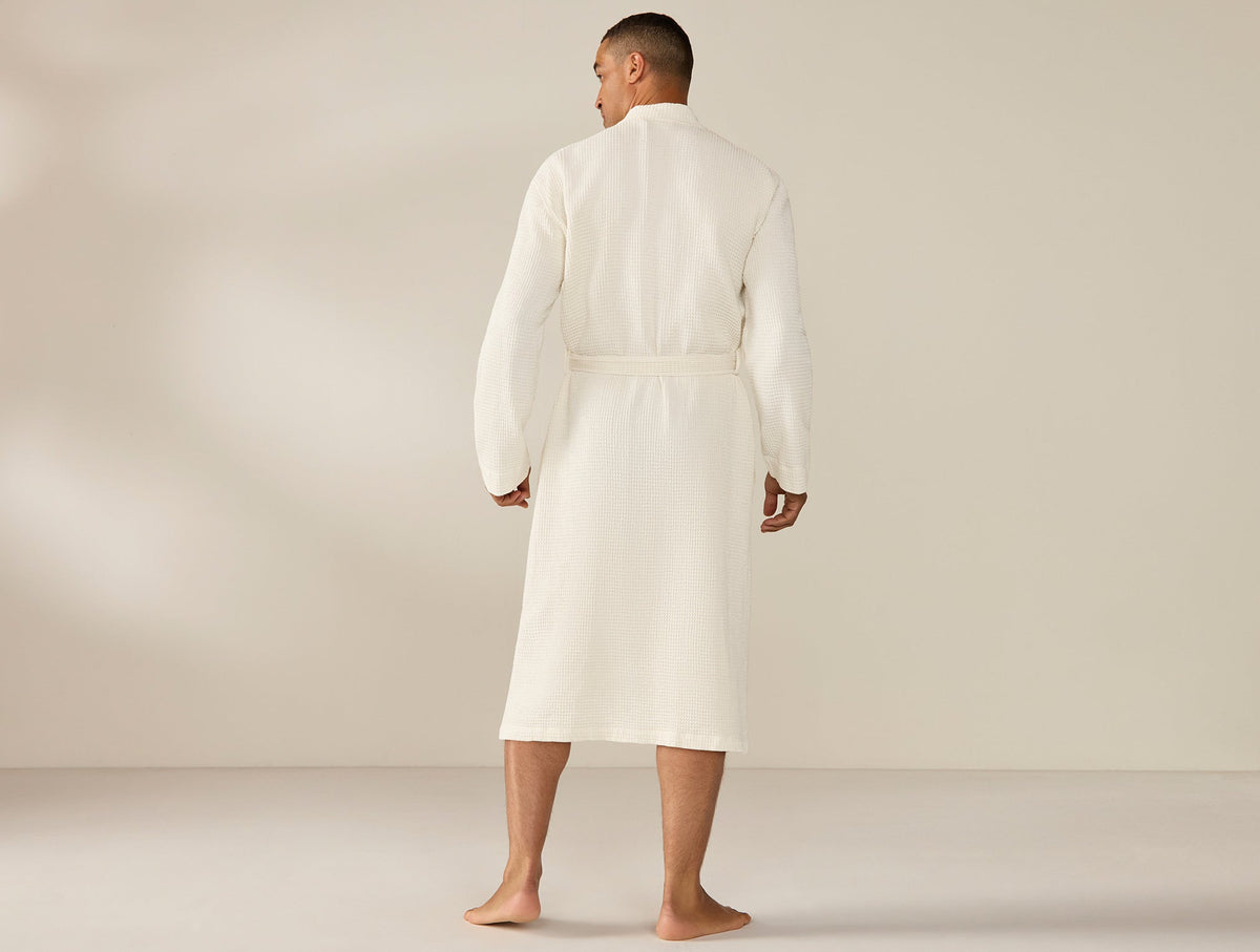 Unisex Organic Waffle Robe - Renewed
