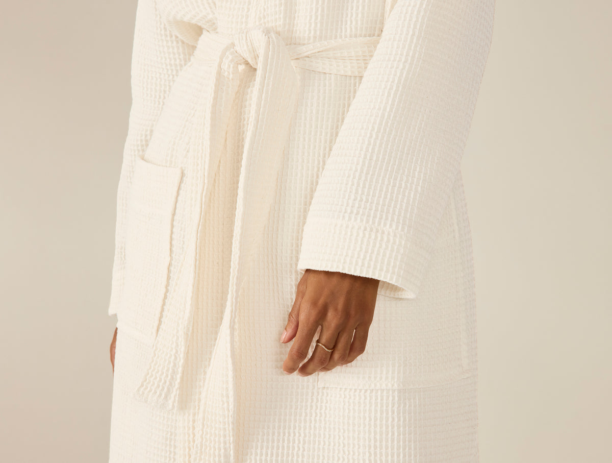 Koofi Robe Unisex Organic Waffle Robe – Coyuchi