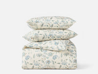 Viola Organic Print Duvet Set
