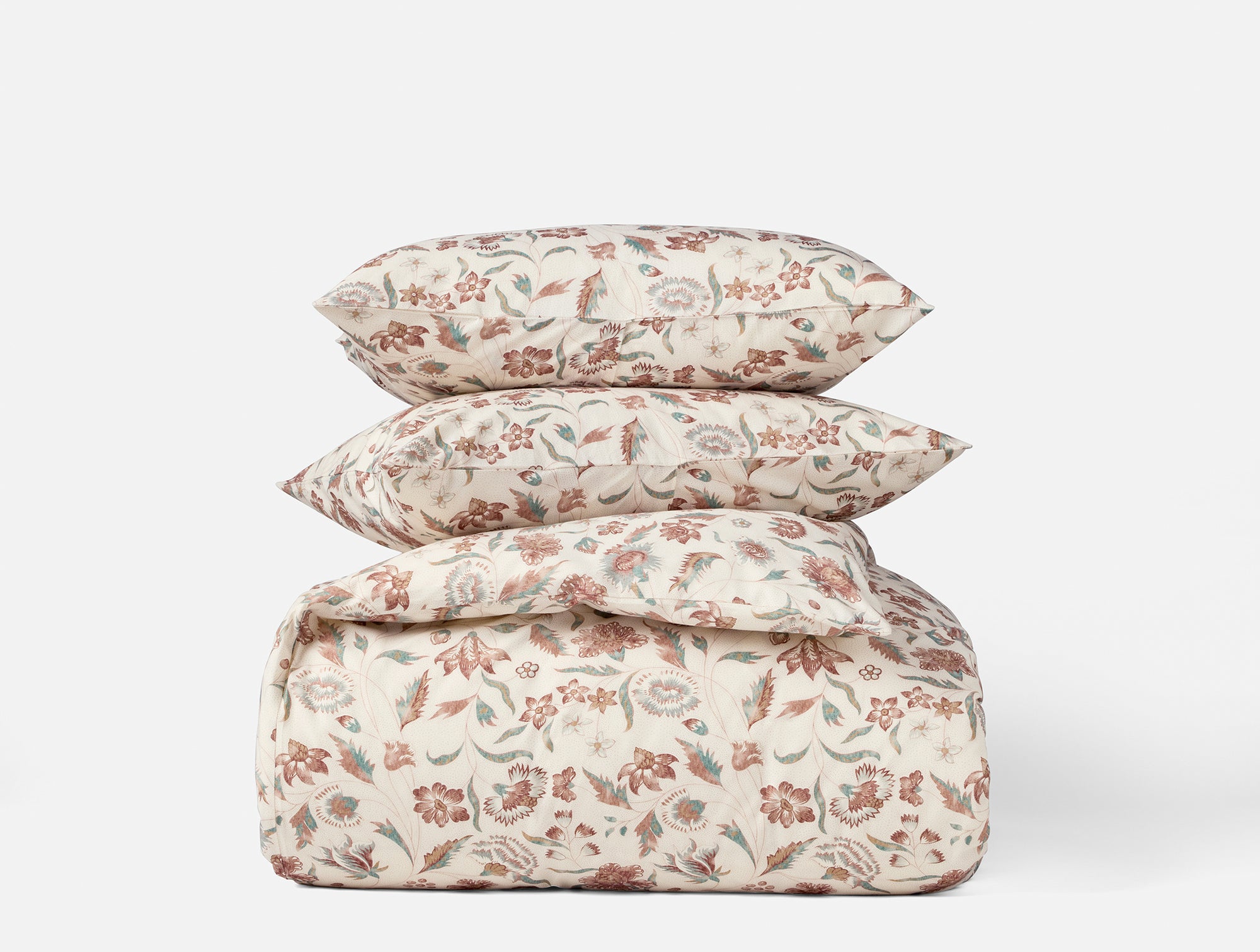 Viola Organic Print Duvet Set