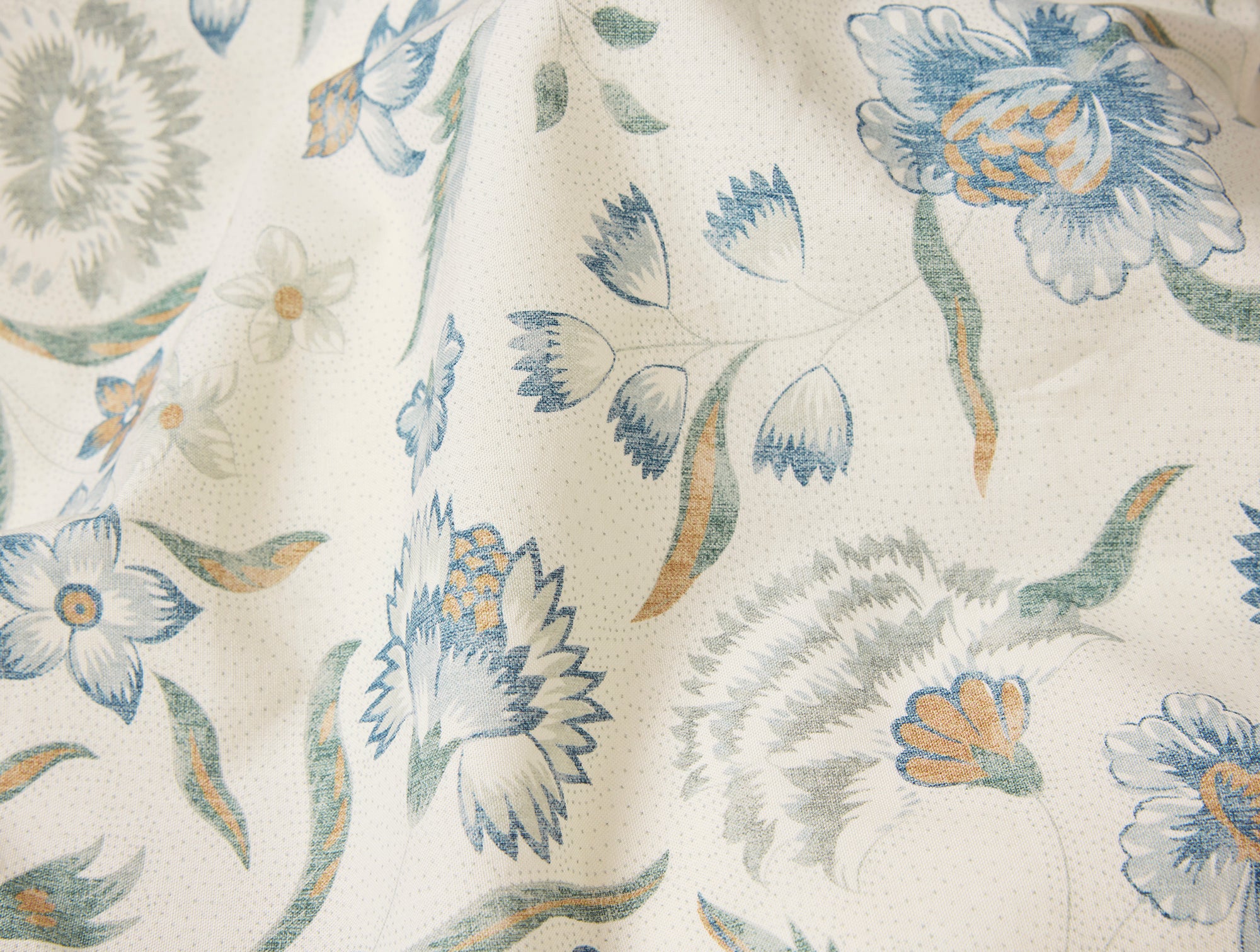 Viola Organic Print Duvet Cover - Coyuchi 